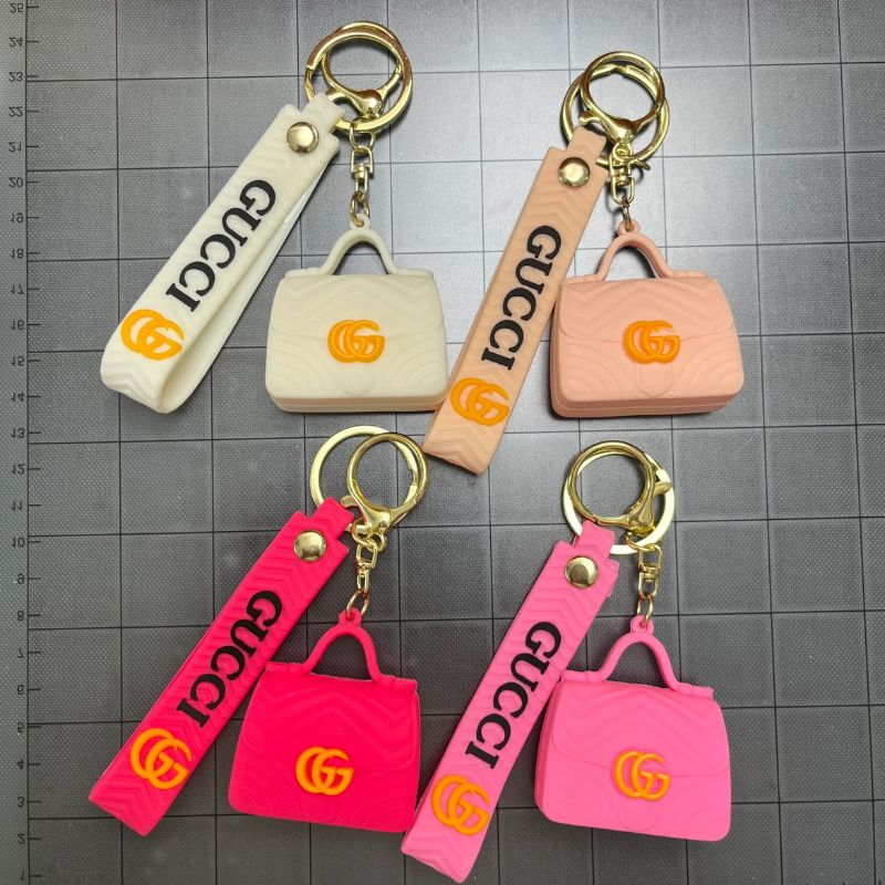 Designer Handbag Keychain – Pink Fashion Bag Charm