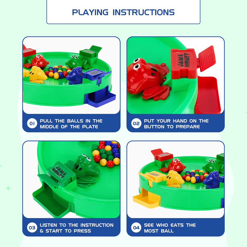 Hungry Frog Game – Eating Beans Board Game for Kids | Birthday Gifts & Birthday Return Gifts (Ages 3+)