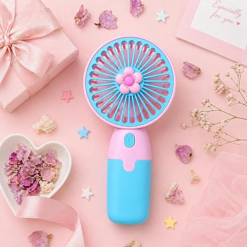 Mini Handheld Fan | Rechargeable & Portable Desk Fan