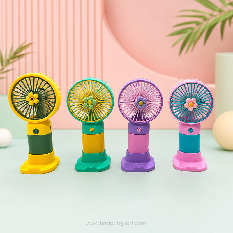 Mini Handheld Fan | Rechargeable & Portable Desk Fan