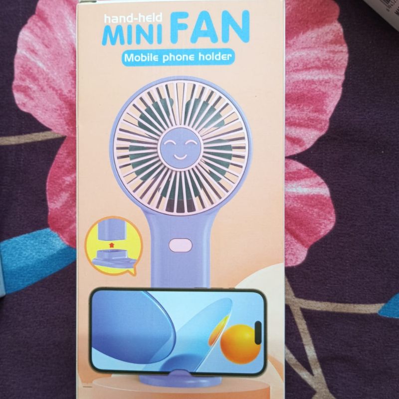 Mini Rechargeable Fan 3-Speed Portable
