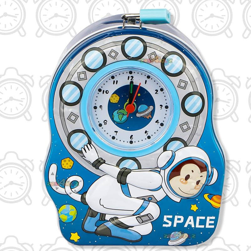 Alarm Clock | Monkey Piggy Bank with Table Alarm Clock