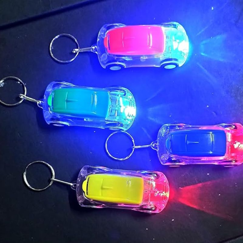 Multicolor Car Key Ring