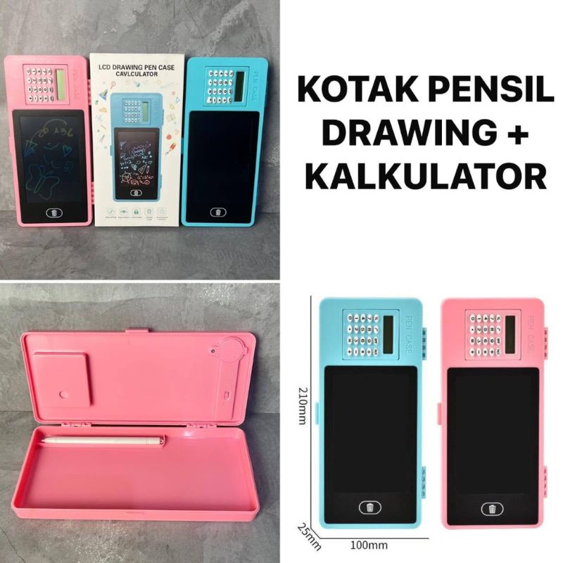 Multifunction Pencil Box With Writing Board