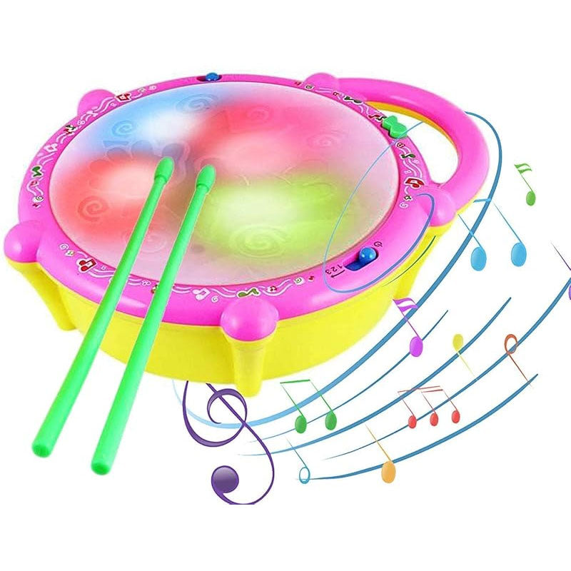 Musical Flashing Drum Toy For Kids