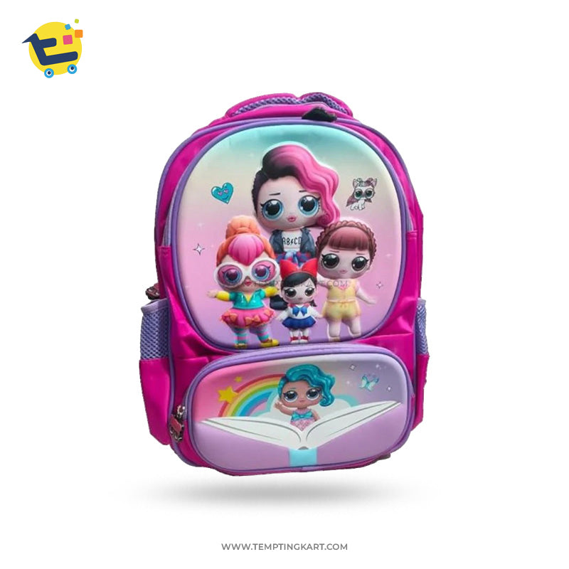 Pink Lol Dolls School Bag
