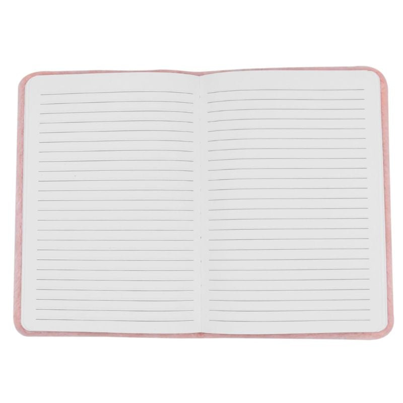 Lovely Animals Plush Notebook – A5, 160 Pages