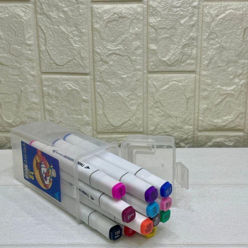 Touch Markers – Set of 12 Dual-Tip Art Markers