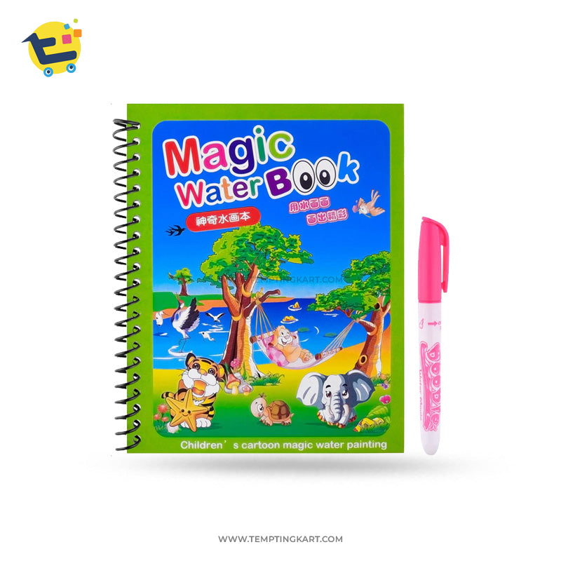 A5 Reusable Magic Water Painting Book with Magic Doodle Pen