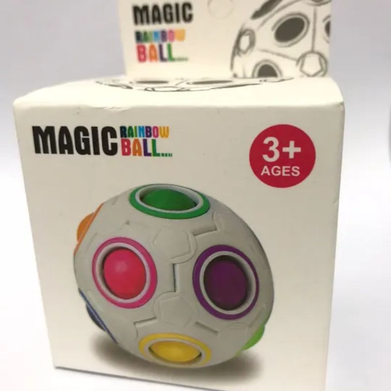 Rainbow Puzzle Ball – Color Matching Fidget Toy & Brain Teaser