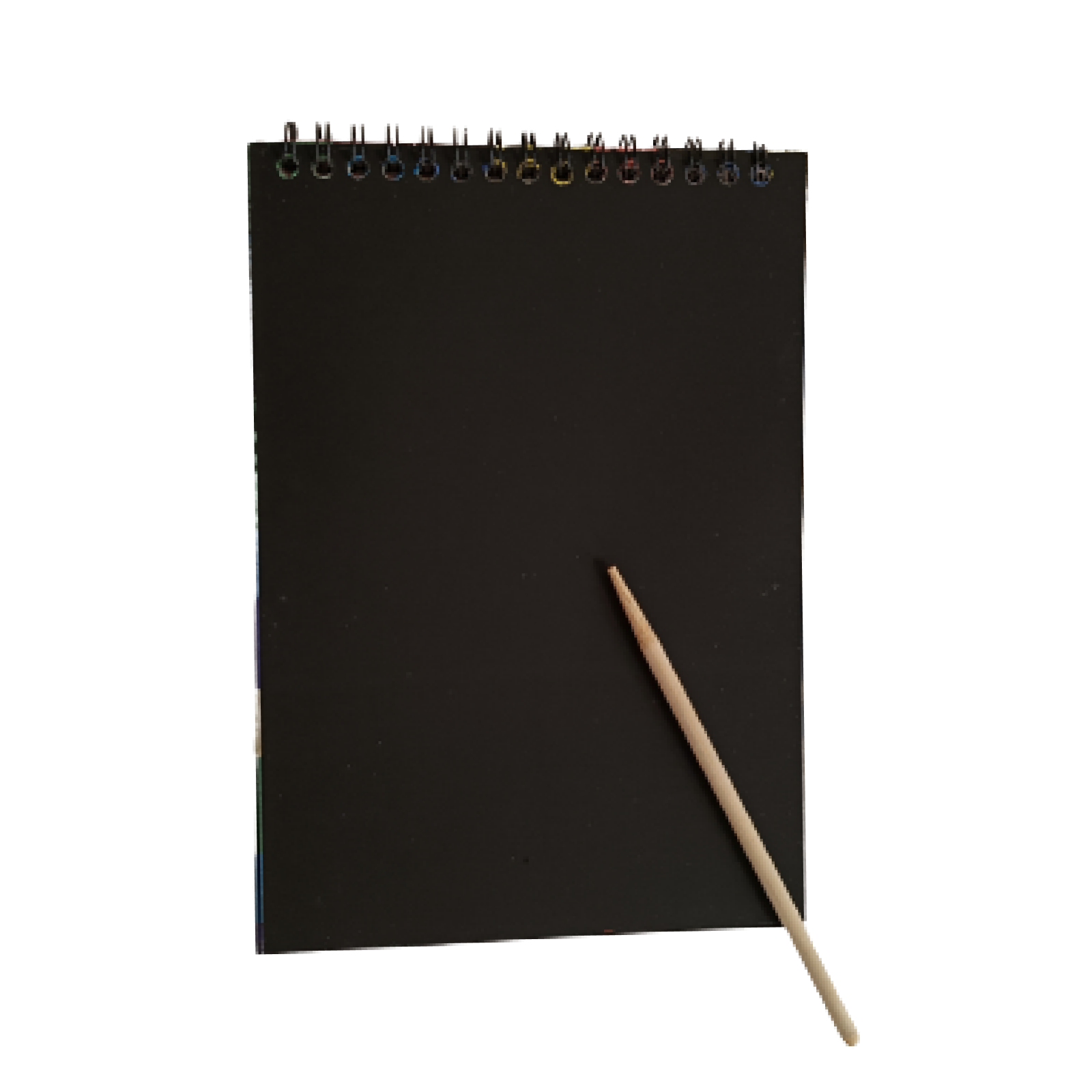 Rainbow Scratch Book With Wooden Pen