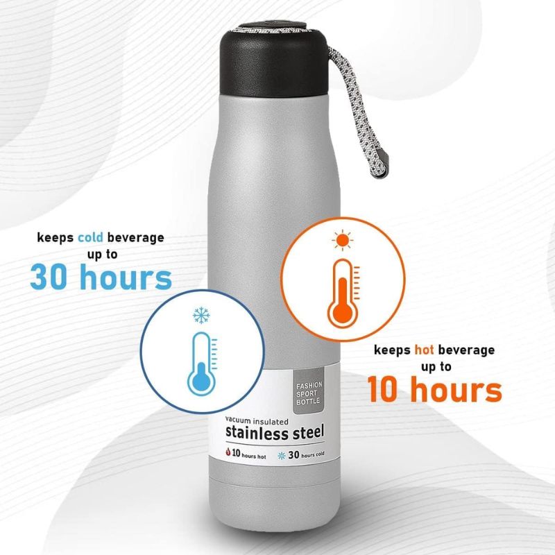 Stainless Steel Insulated Water Bottle – 500ml
