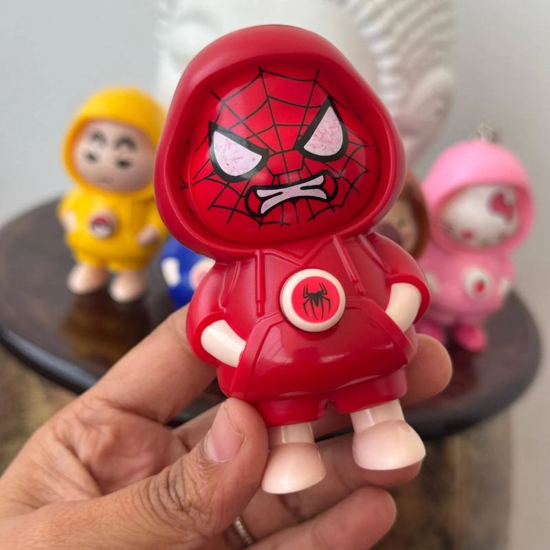 Rotating Face Keychain