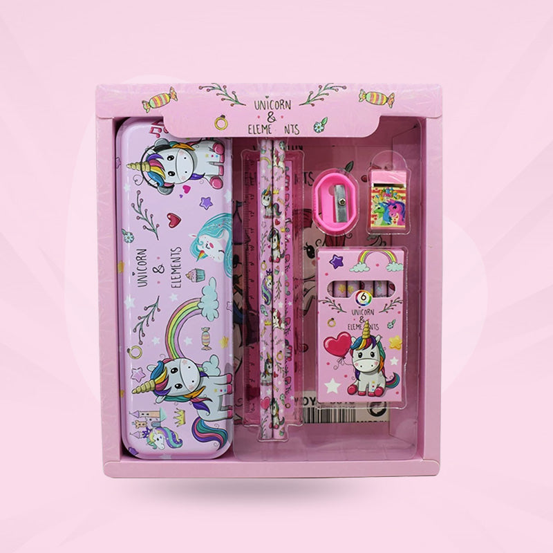 School Stationary Set for Kids | Pencil Box Stationary Set