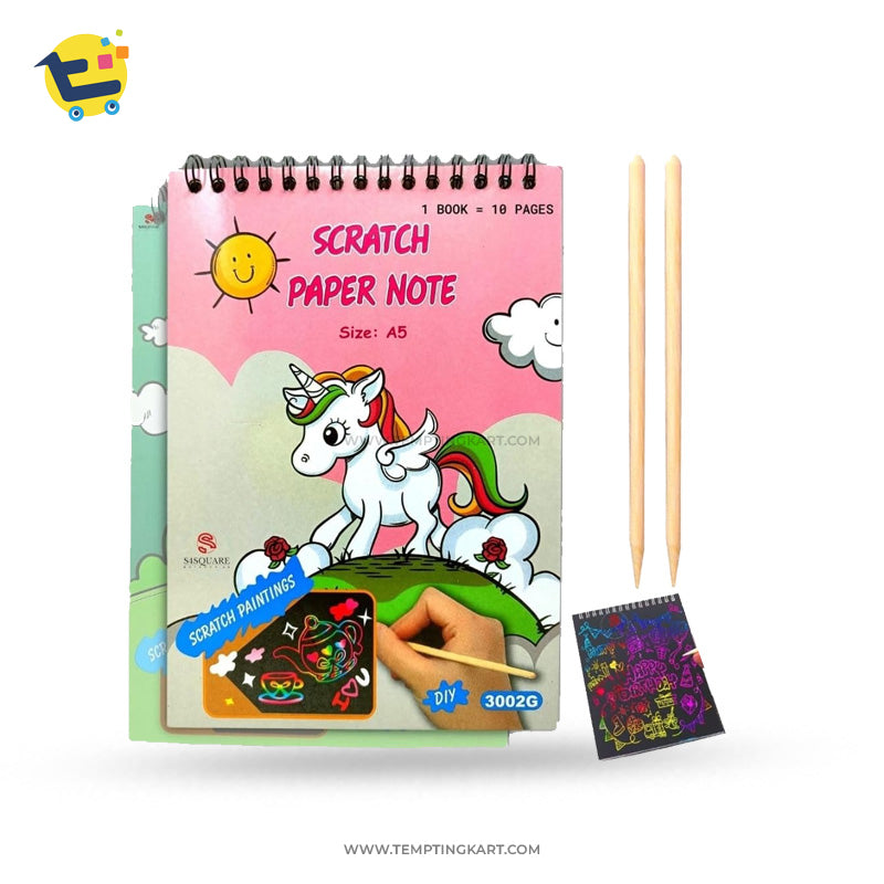 Scratch Painting Note Book