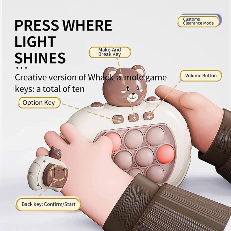 Rubber Round Game Popet – Fun and Reflex Toy