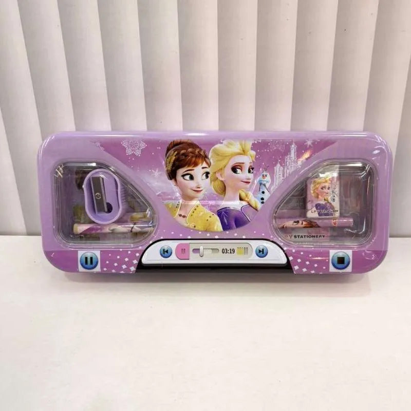 Pencil box for kids | Metal Geometry box for girls and boys