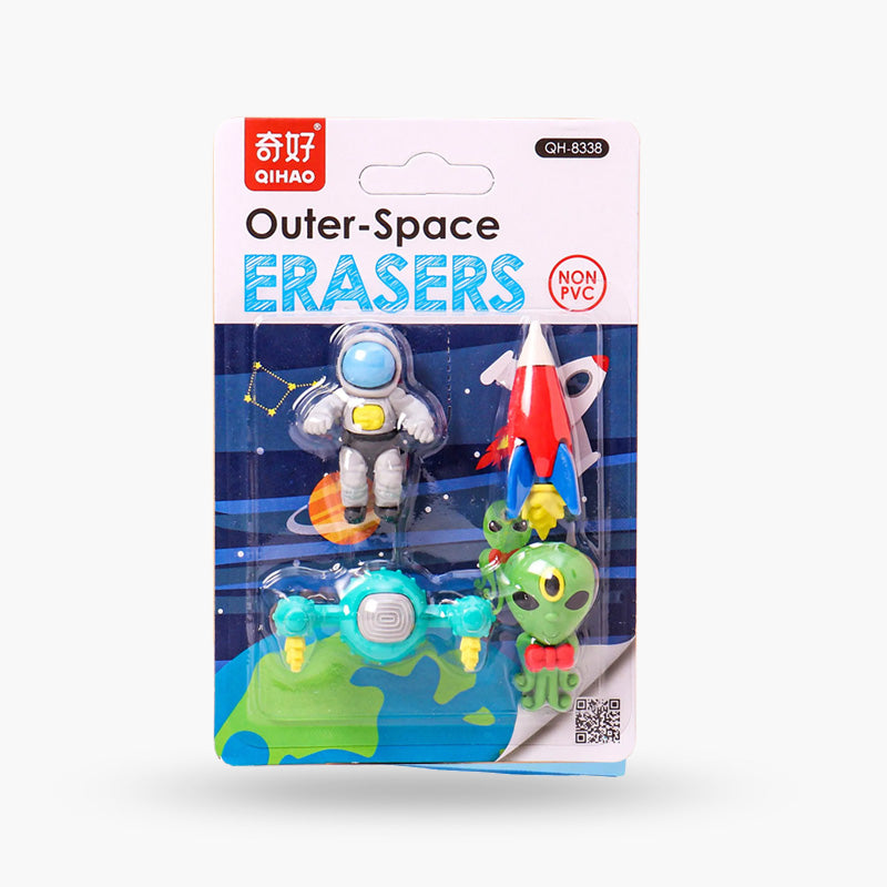 Space School Stationery Erasers