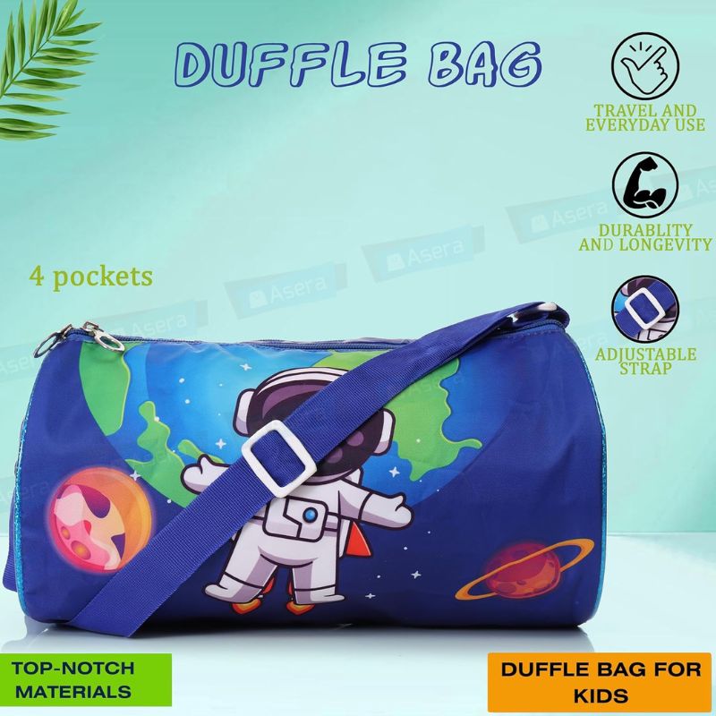 Space Theme Cartoon Duffle Bag