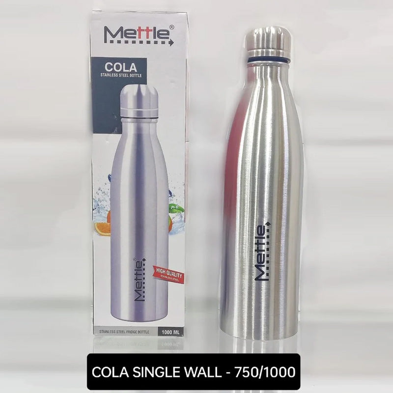 Stainless Steel Water Bottle – Hot & Cold 24 Hours | Insulated Cola Shape Bottle (750ml / 1000ml)