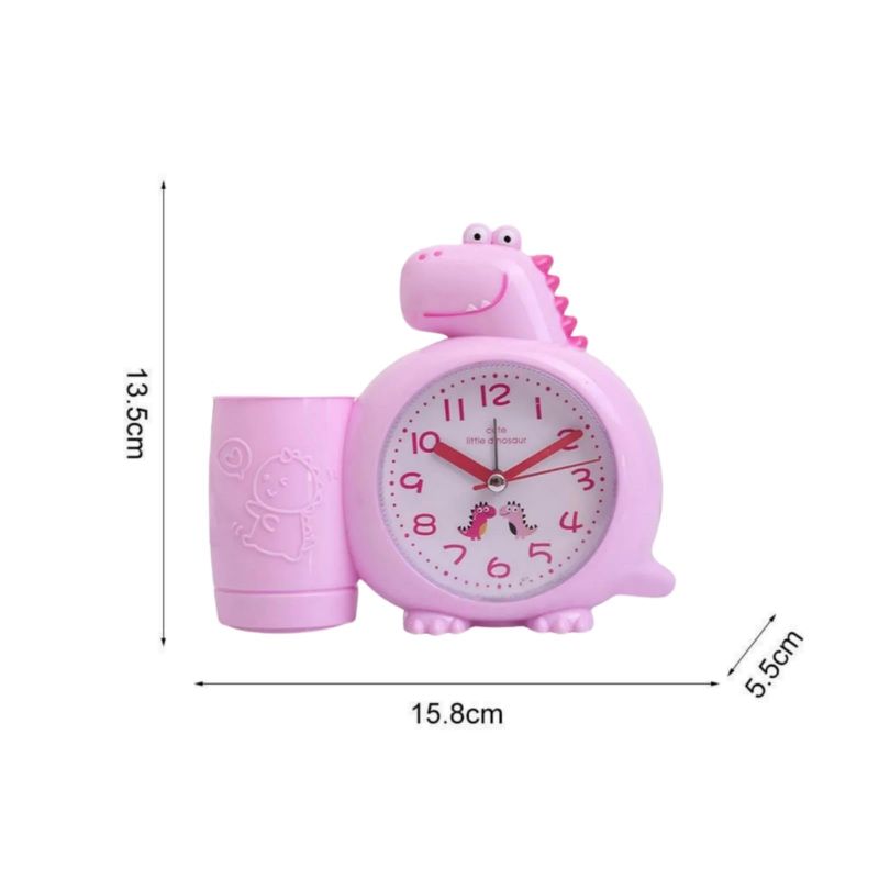 Cartoon Character Twin Bell Alarm Clock for Kids & Students