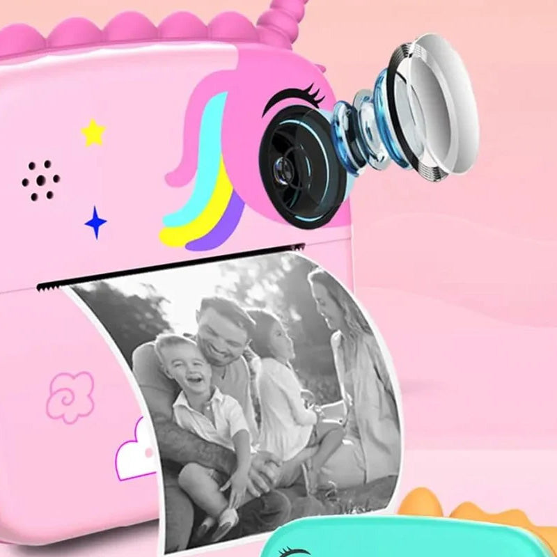 Kids Instant Print Camera – Unicorn & Dinosaur | Temptingkart