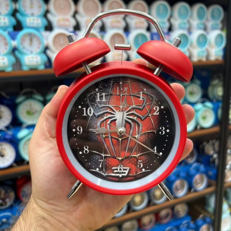 Ticking Twin Bell Clock