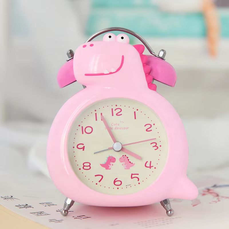 Cartoon Character Twin Bell Alarm Clock for Kids & Students