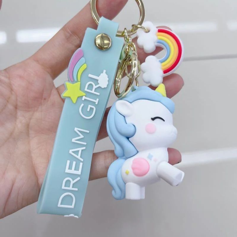 Unicorn Horse Keychain