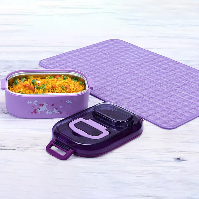 Unicorn Stainless Steel Lunch Box | Leakproof Food Storage Container for Kids & School