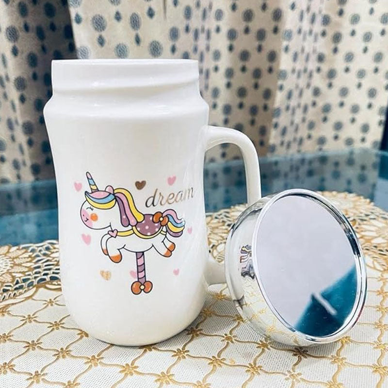Unicorn Mug With Lid