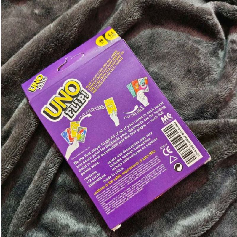 UNO Flip Side Card Game For Kids - Multi-Color