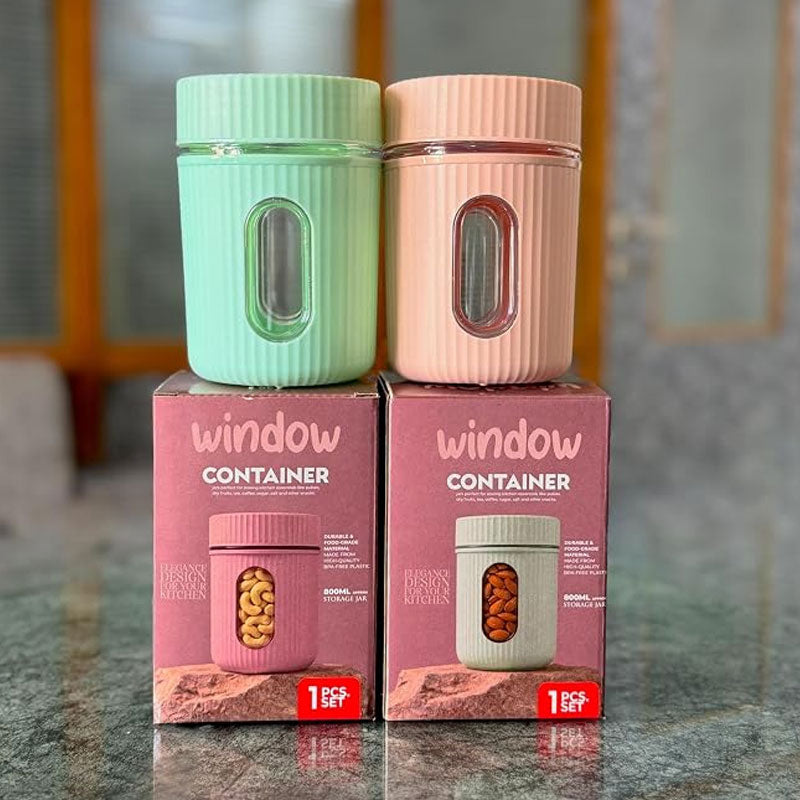 Window Container 750ml | Kitchen Storage & Food Storage Container | 1 Pc & 2 Pcs Set