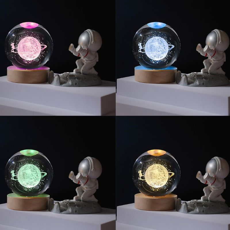 Wooden Base Led Night Light