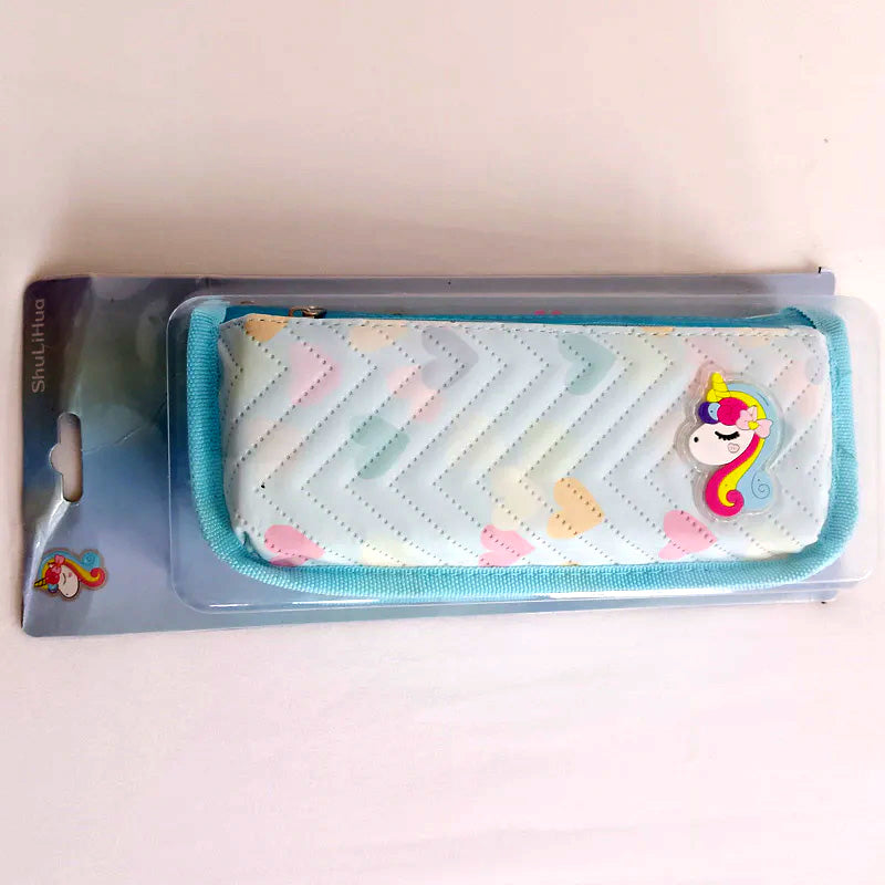 Zipper Unicorn Pencil Bag for Girls