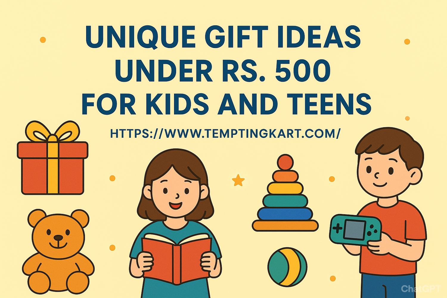 Unique Gift Ideas Under Rs. 500 for Kids and Teens