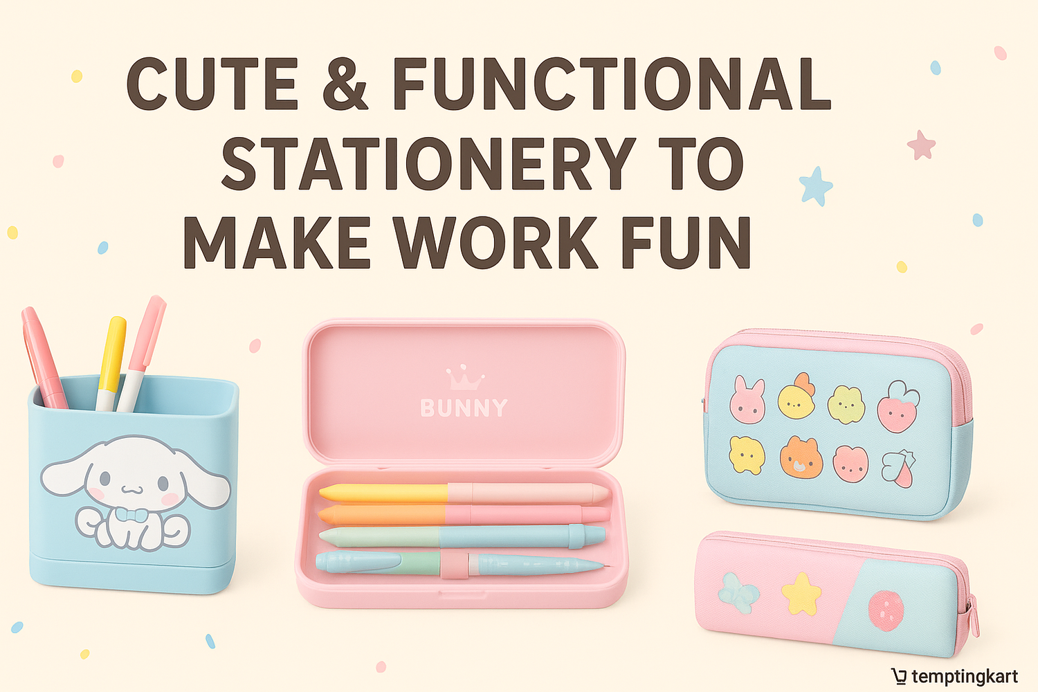 Cute & Functional Stationery to Make Work Fun