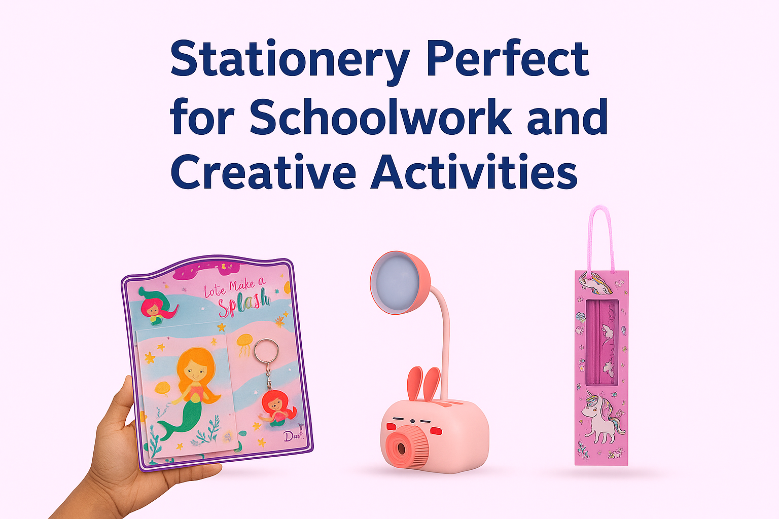 Stationery Perfect for Schoolwork and Creative Activities