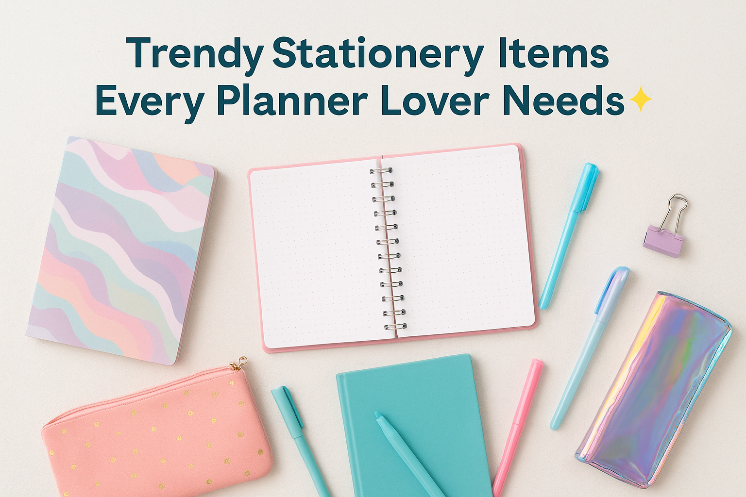 Trendy Stationery Items Every Planner Lover Needs