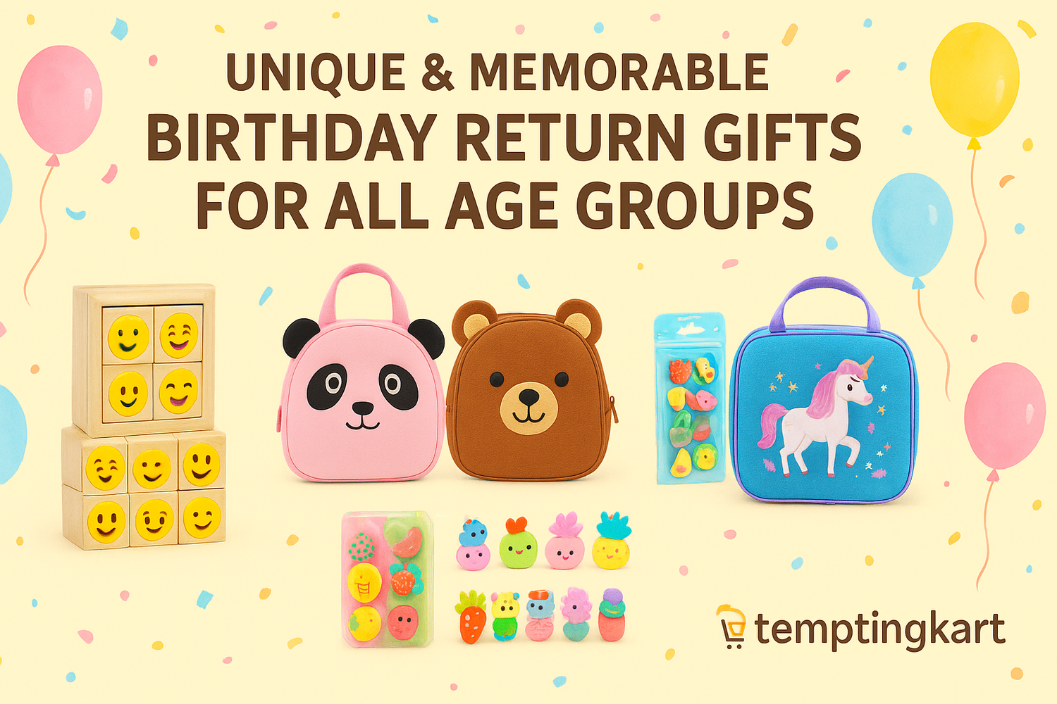 Unique & Memorable Birthday Return Gifts for All Age Groups