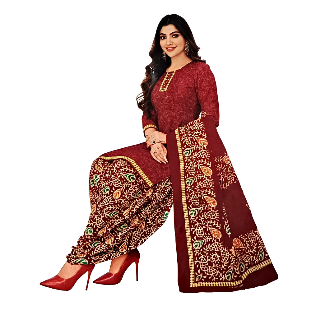 Readymade Cotton Patiala Dress | Patiala Cotton Dress for Women