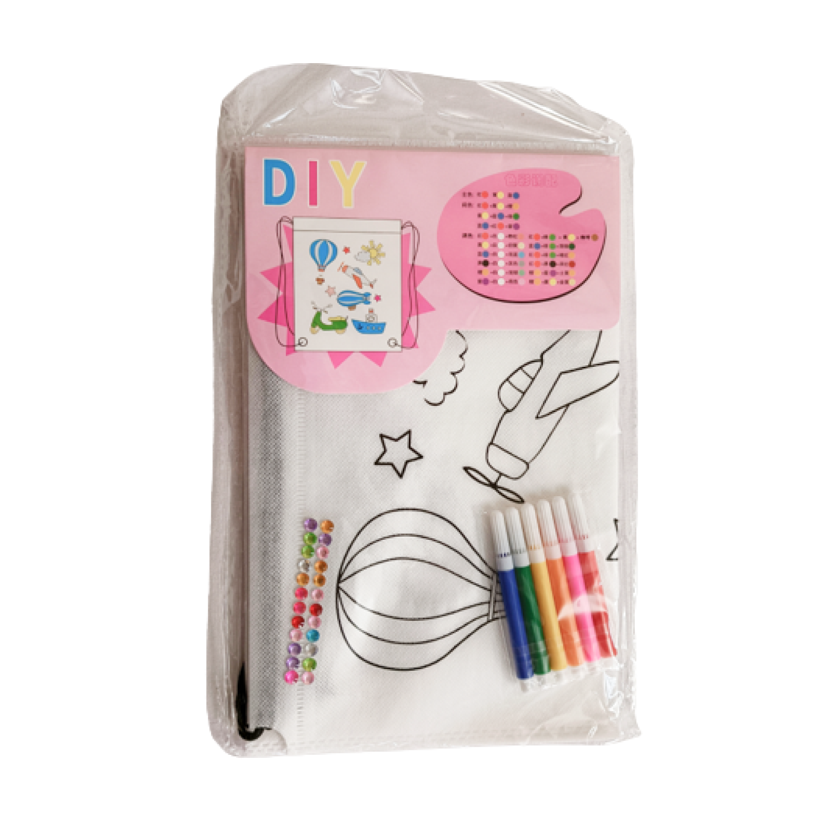 DIY colouring Dori Bag for Kids | Colouring Bag