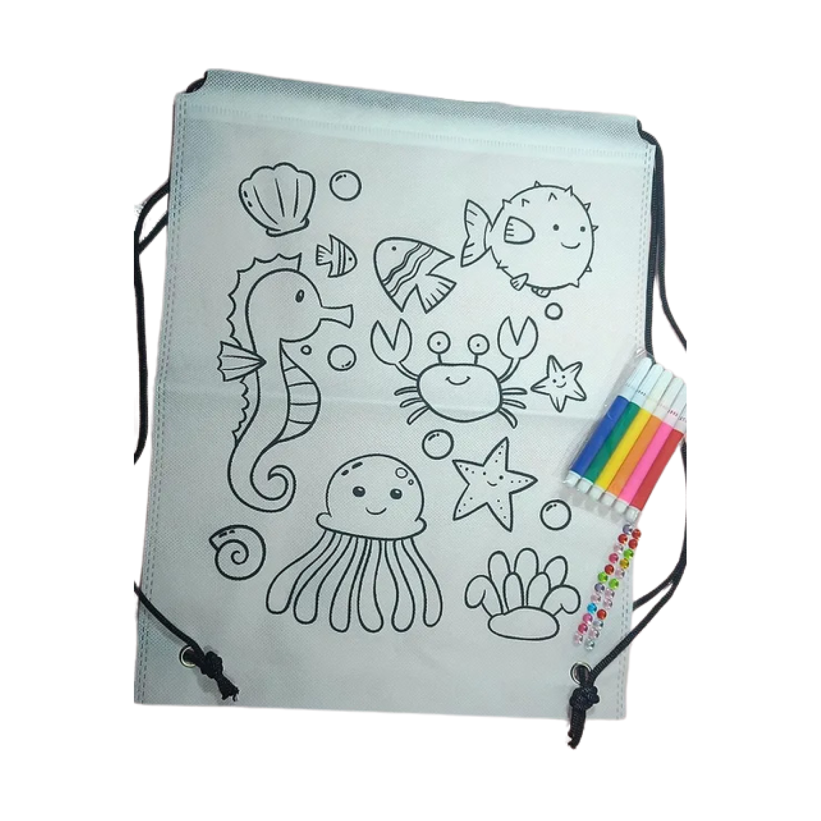 DIY colouring Dori Bag for Kids | Colouring Bag