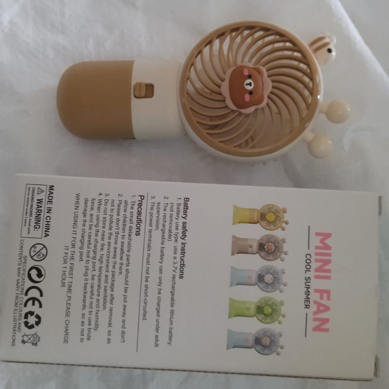 Mini Handheld Fan | Rechargeable & Portable Desk Fan