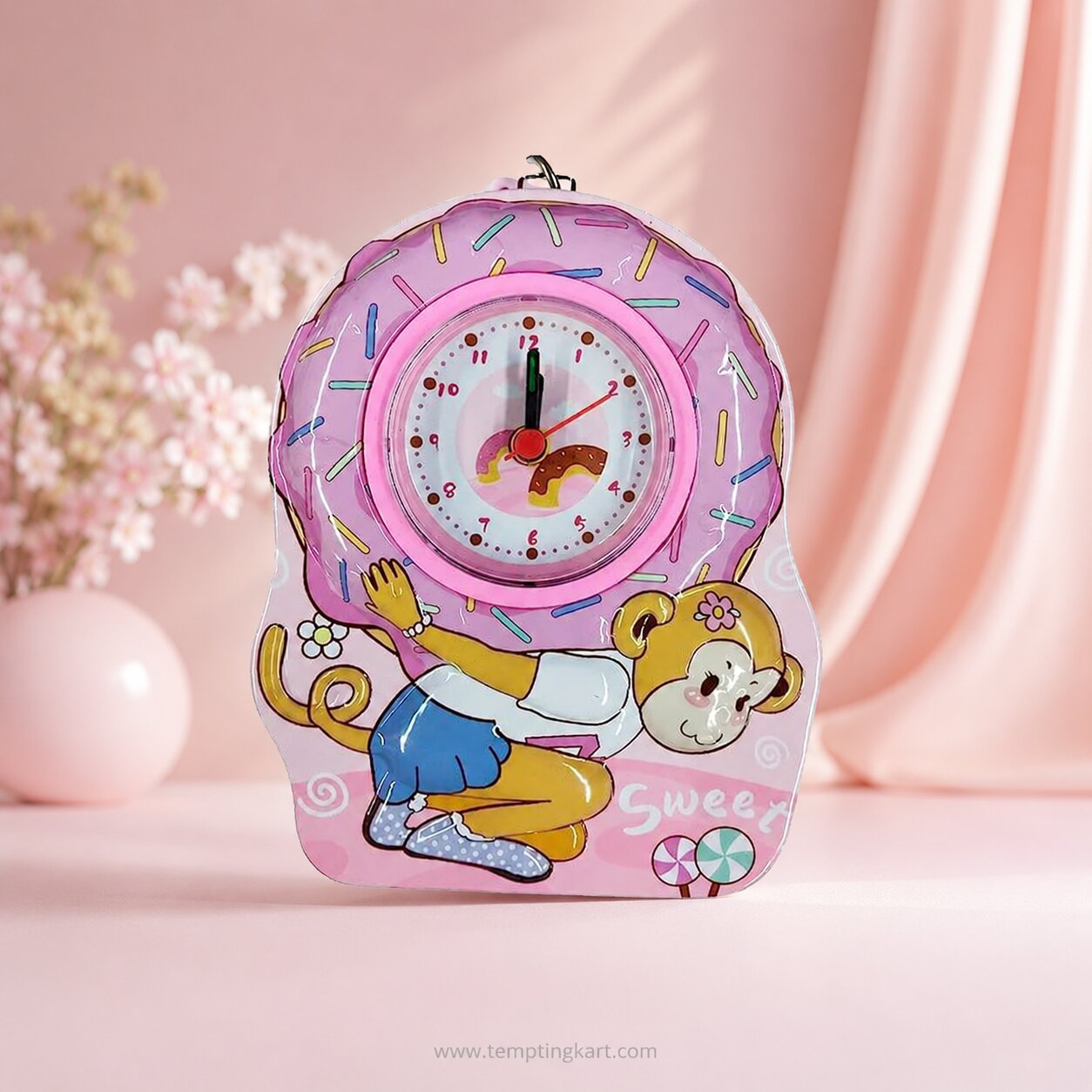 Alarm Clock | Monkey Piggy Bank with Table Alarm Clock