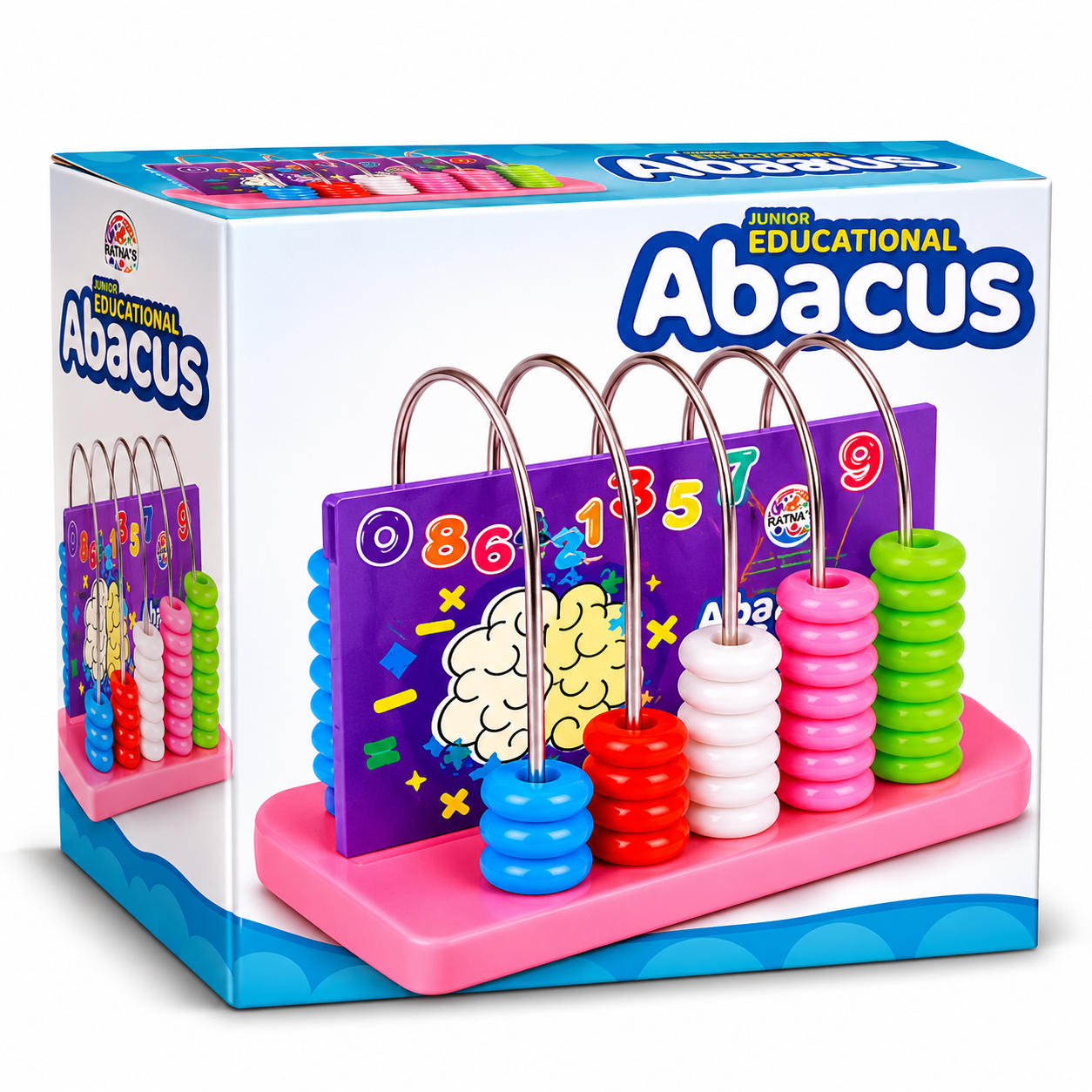 Educational Junior Abacus Learning Toy for Kids | Colorful Counting & Math Skills Development | Age 3+