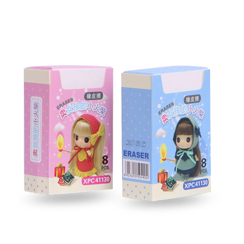 Erasers | Colorful Matchstick Eraser for Kids | Stationery
