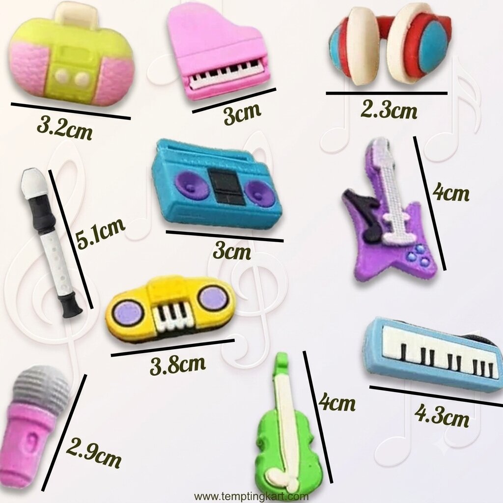 Erasers | Music Theme Erasers for Kids
