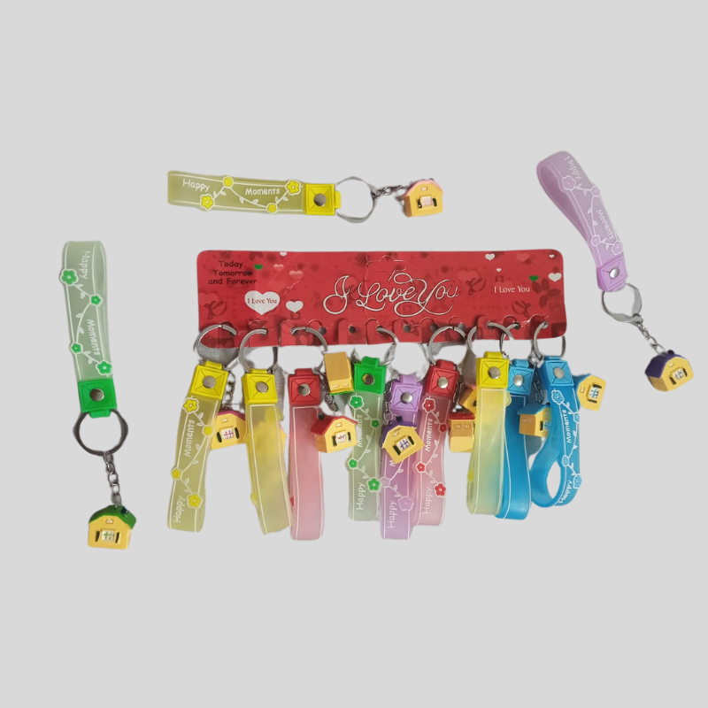 House Shape Soft Silicone Rubber Key Chain for Kids | Key Chains