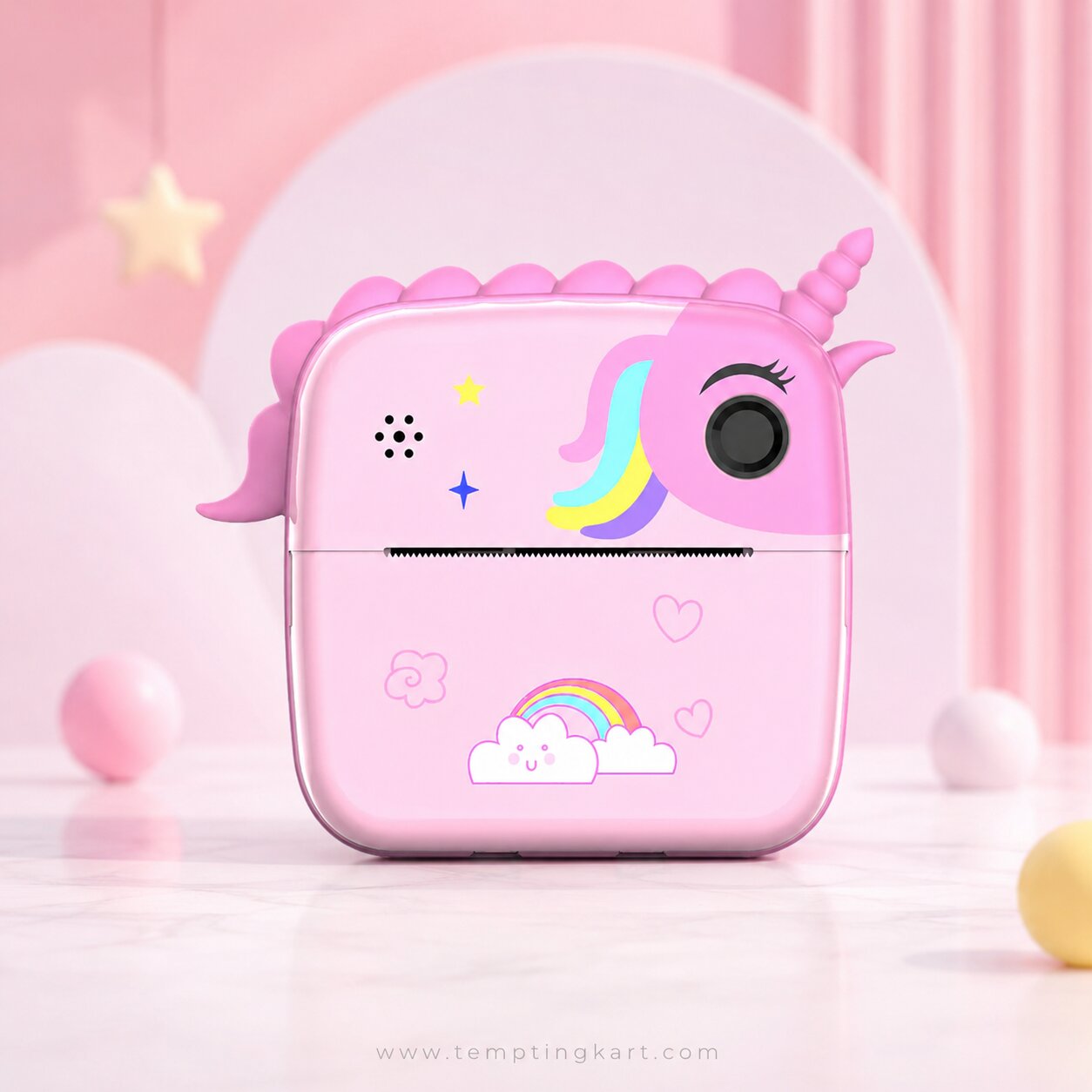 Kids Instant Print Camera – Unicorn & Dinosaur | Temptingkart